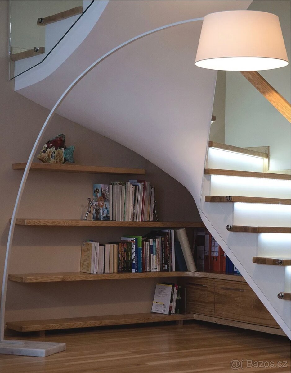 Stojací lampa BENUE Kov Bílá - 2