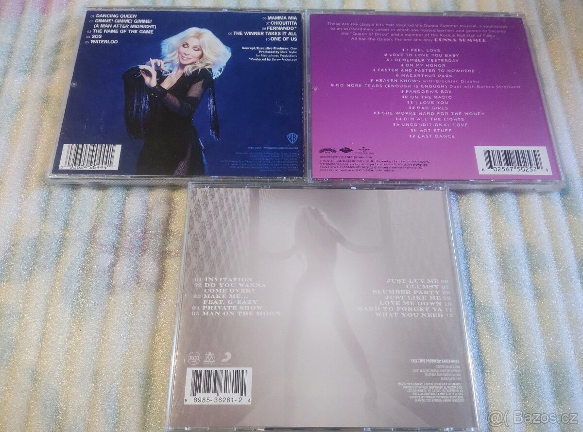 Cd - Cher , Britney Spears , Donna Summer - 2
