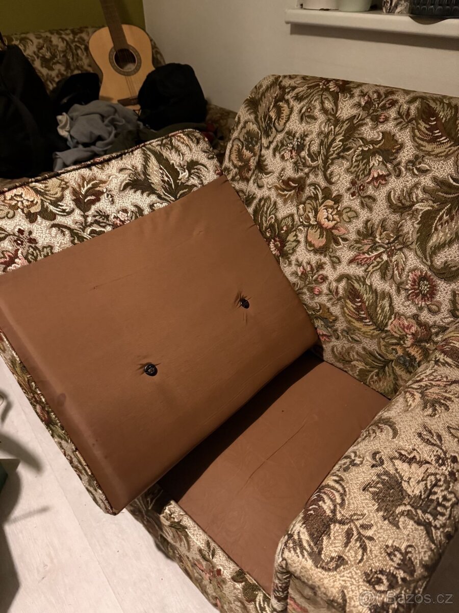 2x retro křeslo top stav - 2