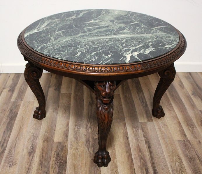 Starožitný neorenesanční konferenční stůl - 2