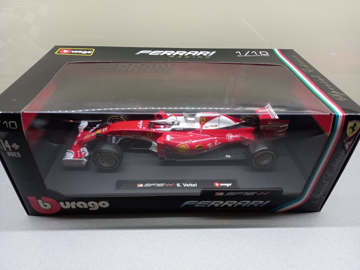 6x F1 FERRARI LECLERC A VETTEL BURAGO 1:18 - 2