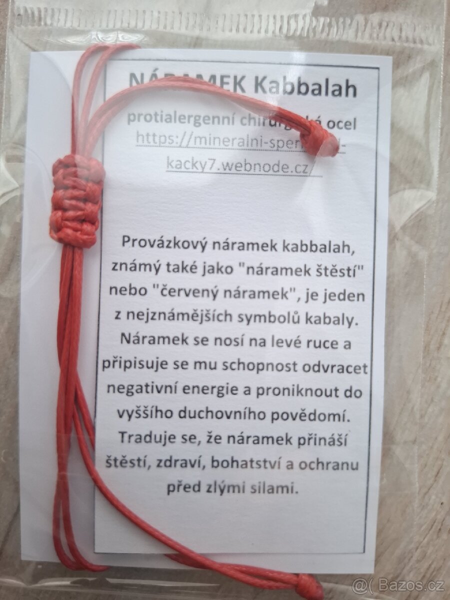 Kabbalah náramek štěstí - 2
