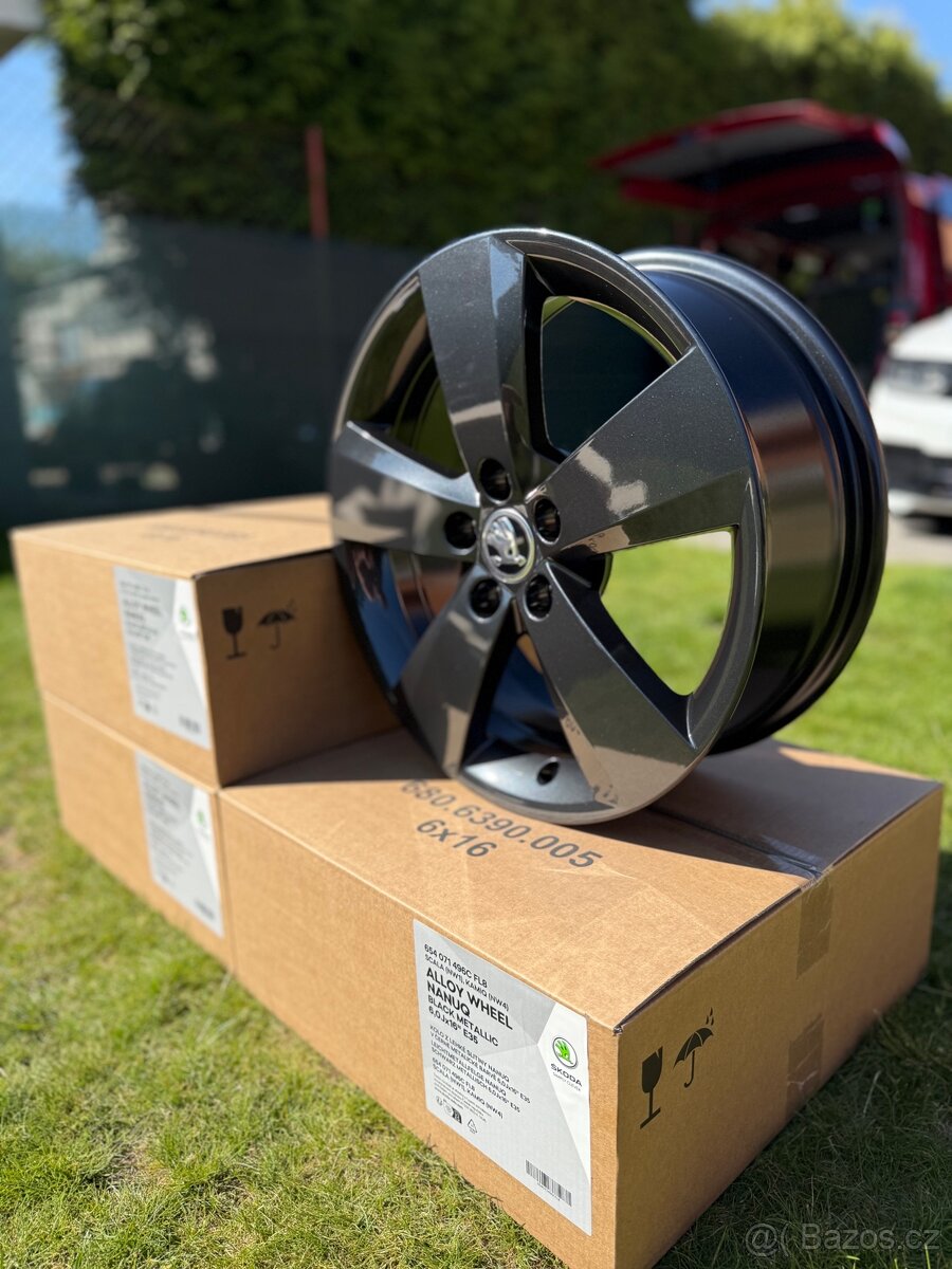 🛞Alu kola Škoda Nanuq 16” Scala, Kamiq 5x100 - 2