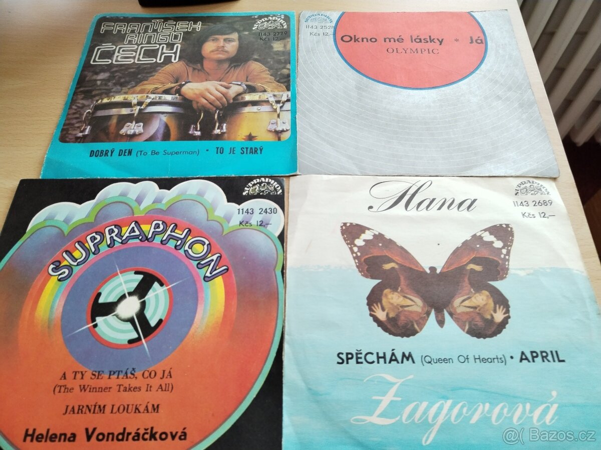 Gramofonové desky retro - 2