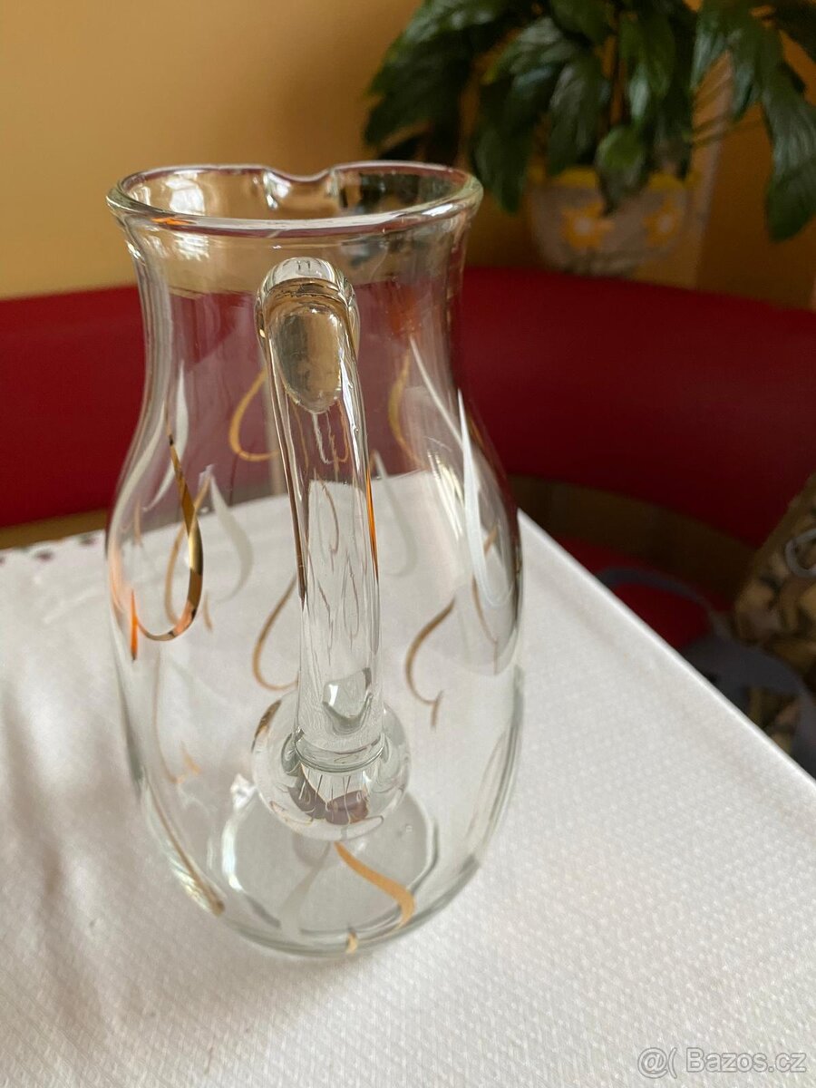 Skleněný džbán, retro - 2