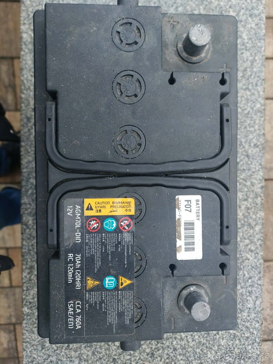 Autobaterie 70ah - 2