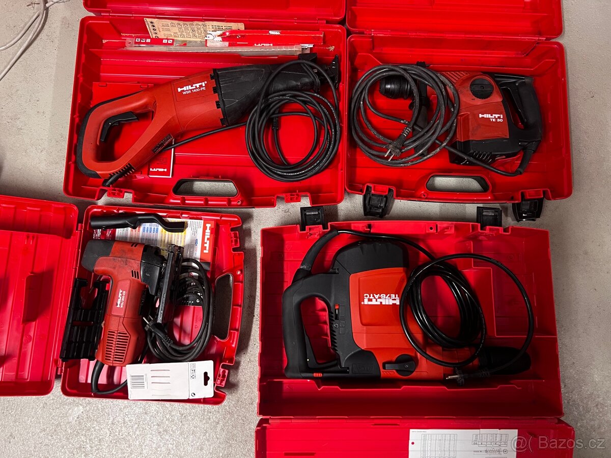 HILTI bourací, sekací, vrtací kladiva - 2