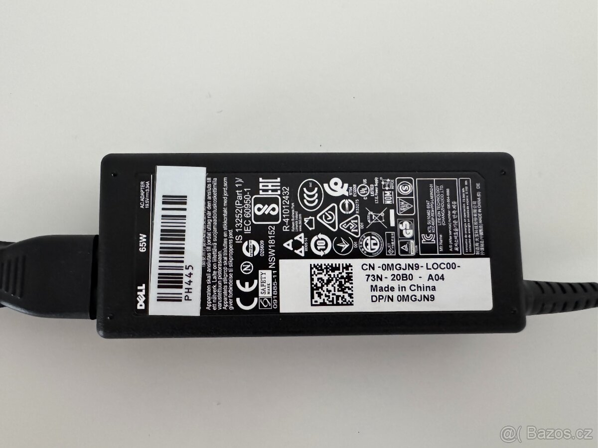 Dell originální adaptér 65W, 3,34A, 19,5V - 2