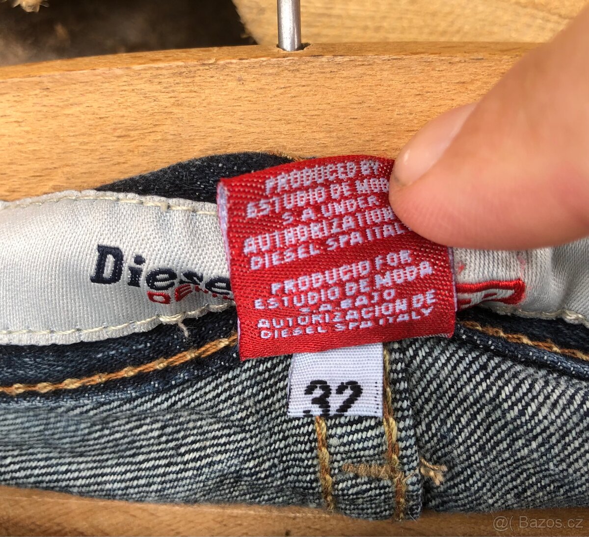 Značkové Džíny Diesel, pánské, denim - 2