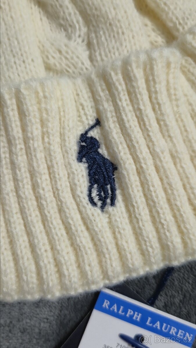 Ralph Lauren čepice (krémová) - 2