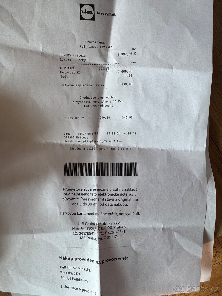 Horkovzdušná Fritéza - 2