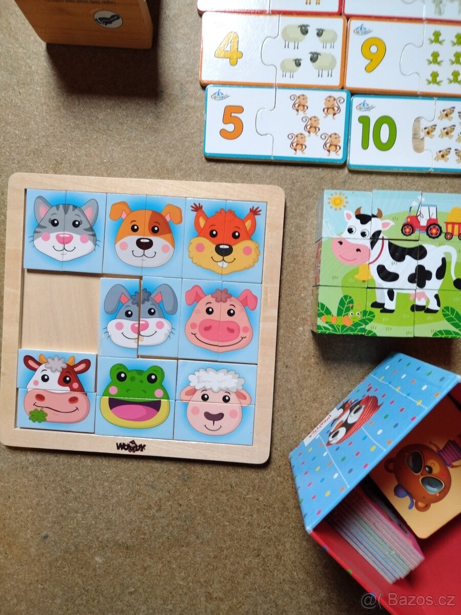 Hračky, pexeso Ludattica, kostičky,... - 2