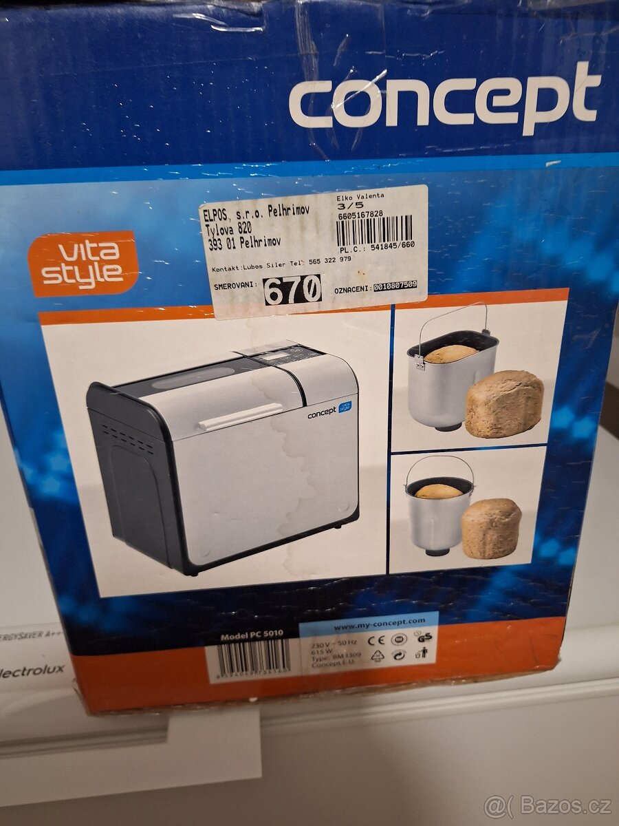 Domácí pekárna Concept 501 - 2