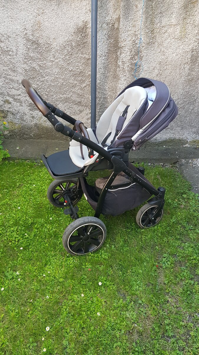 Dětský kočárek Noordi Sole II 3v1 černý - 2