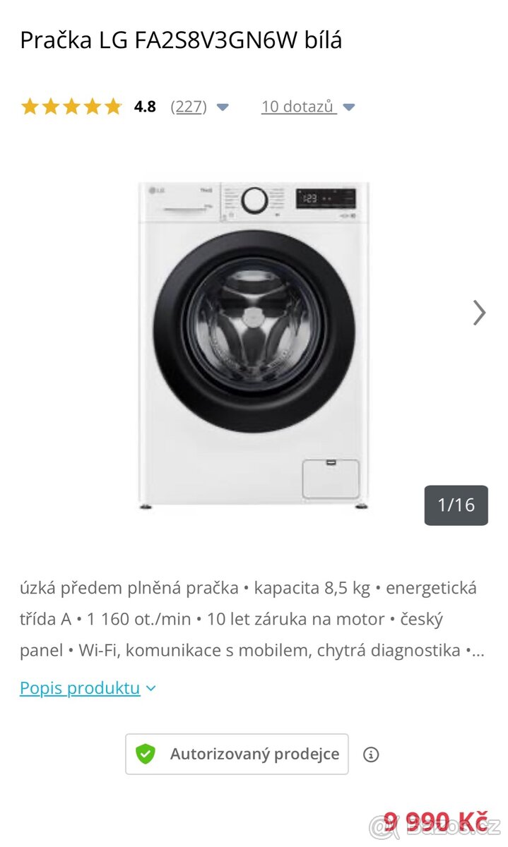 Pračka LG - 2
