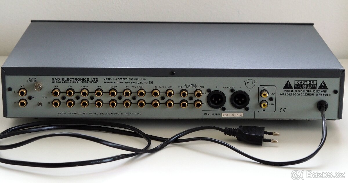 Prodám předzesilovač NAD116 - 2