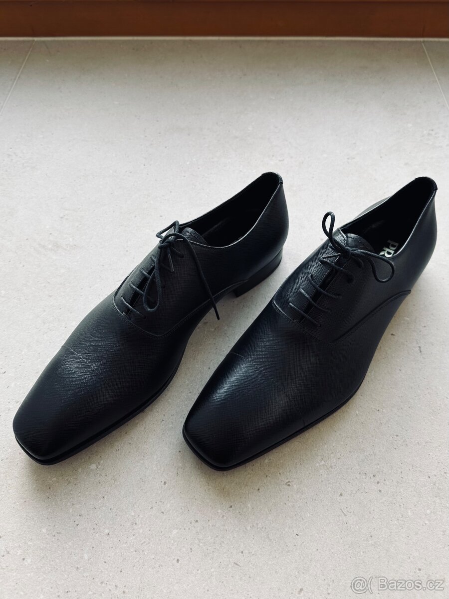 Prada Saffiano Oxford polobotky - 2