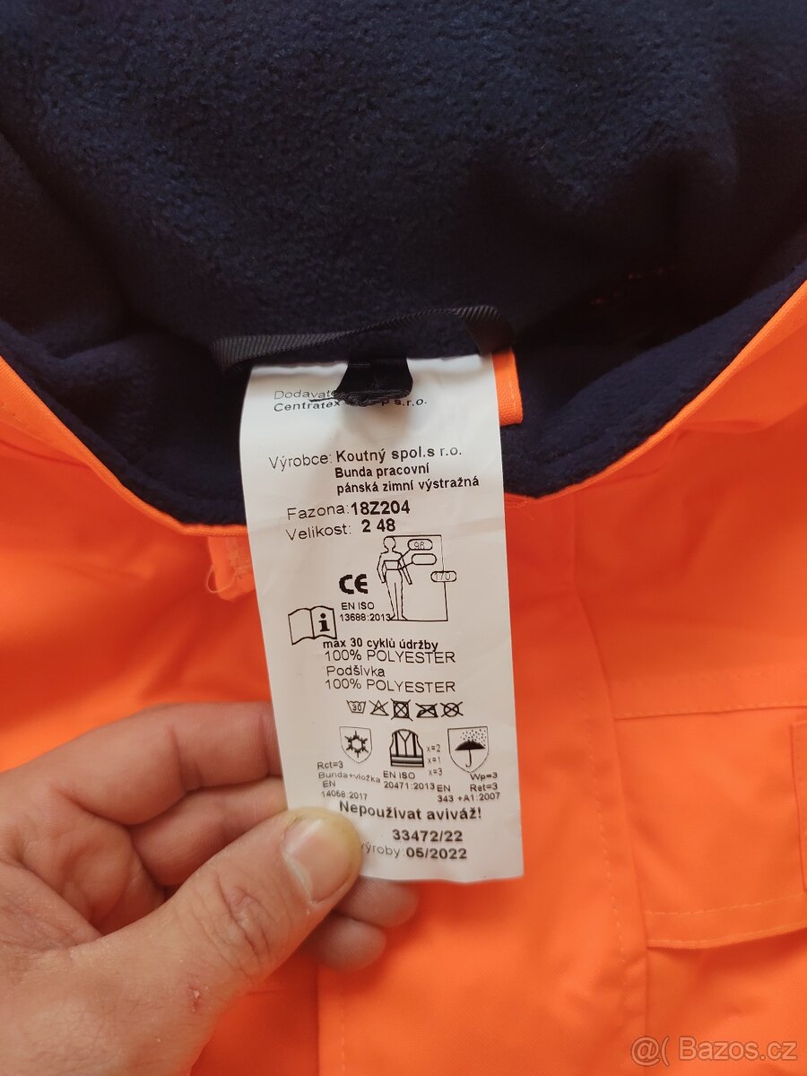 Prodám nové nerozbalené oranžové oblečení vel.M - 2