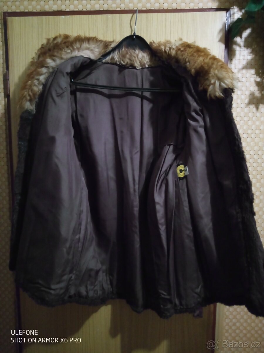 Kožich kožíšek dámský pravý 46-50 vel. - 2