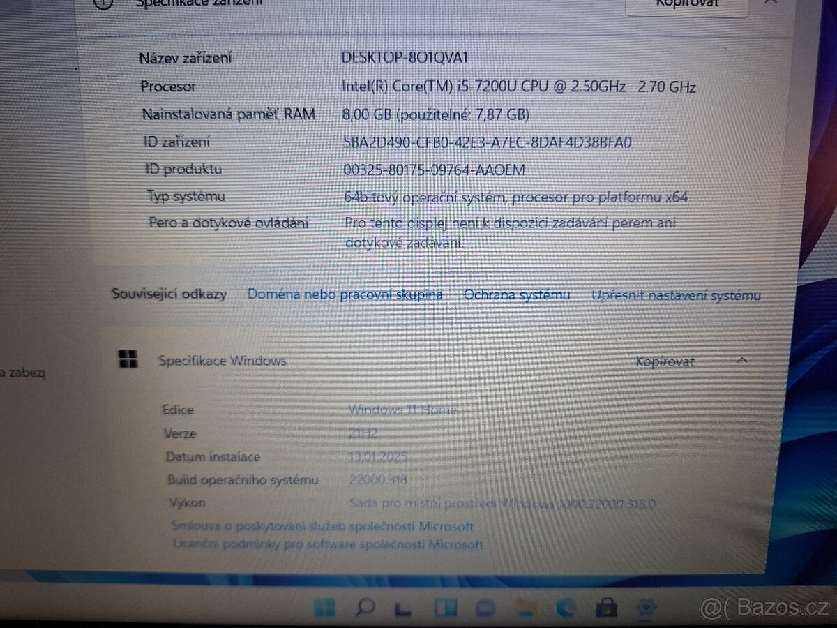 Dell i7-7200U win11 8gb ram ddr4 500gb ssd hdd - 2