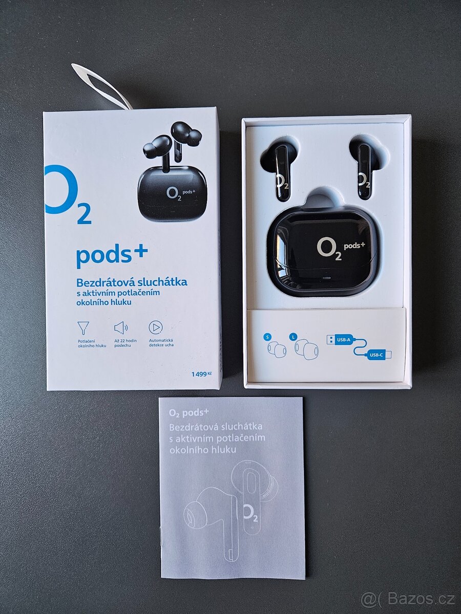 Bezdrátová sluchátka O2 Pods+ - 2