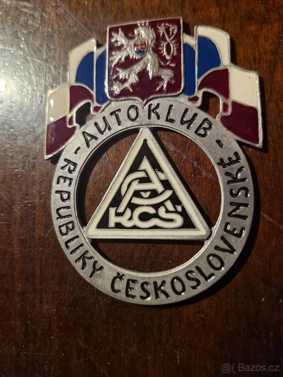 Chladičový znak Autoklubu ČSR - 2
