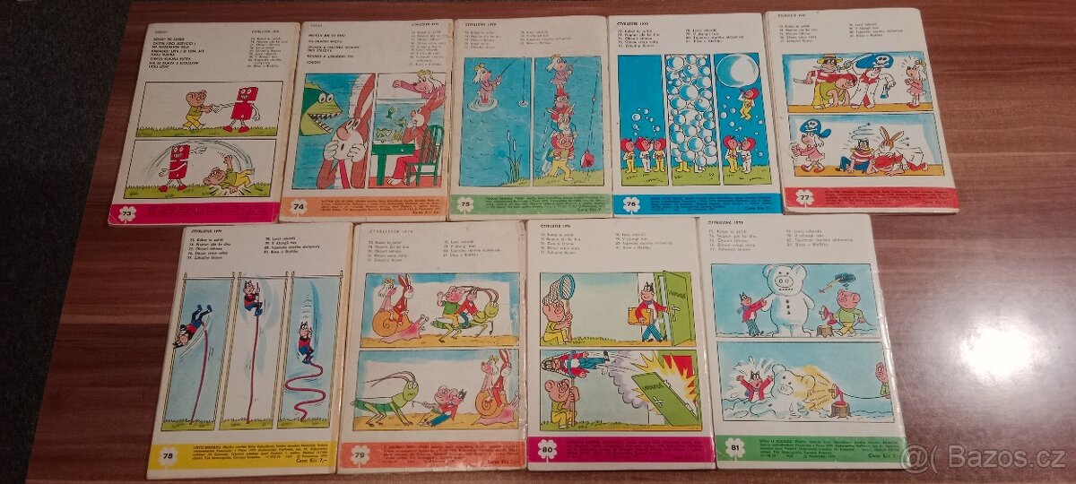 Čtyřlístek č. 73 - 81. Ročník 1979 - 2