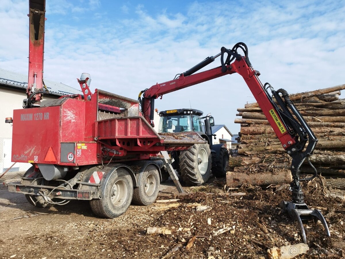 Traktor Valtra S394 + Štěpkovač Maxim 1270 HR - 2