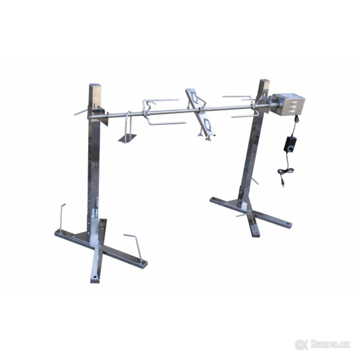 Rotační gril s motorem a stojanem - 2