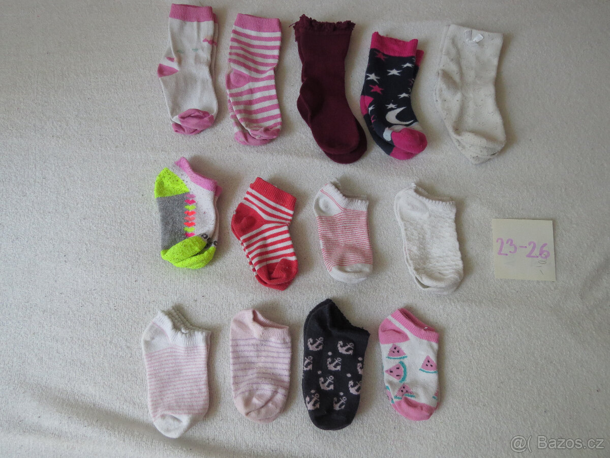 Ponožky pro holčičku + rukavičky - 2