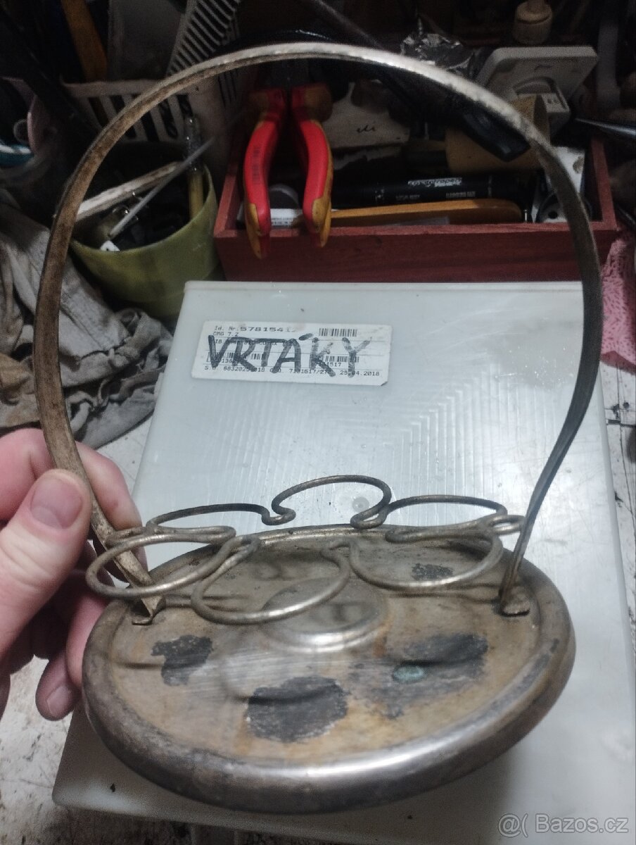 Starý podnos na panaky - 2