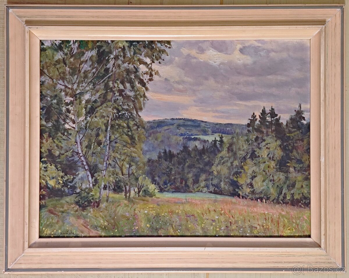 Sbirka obrazů, vše od Jirka Jirásek, olej na plátně, 60.léta - 2