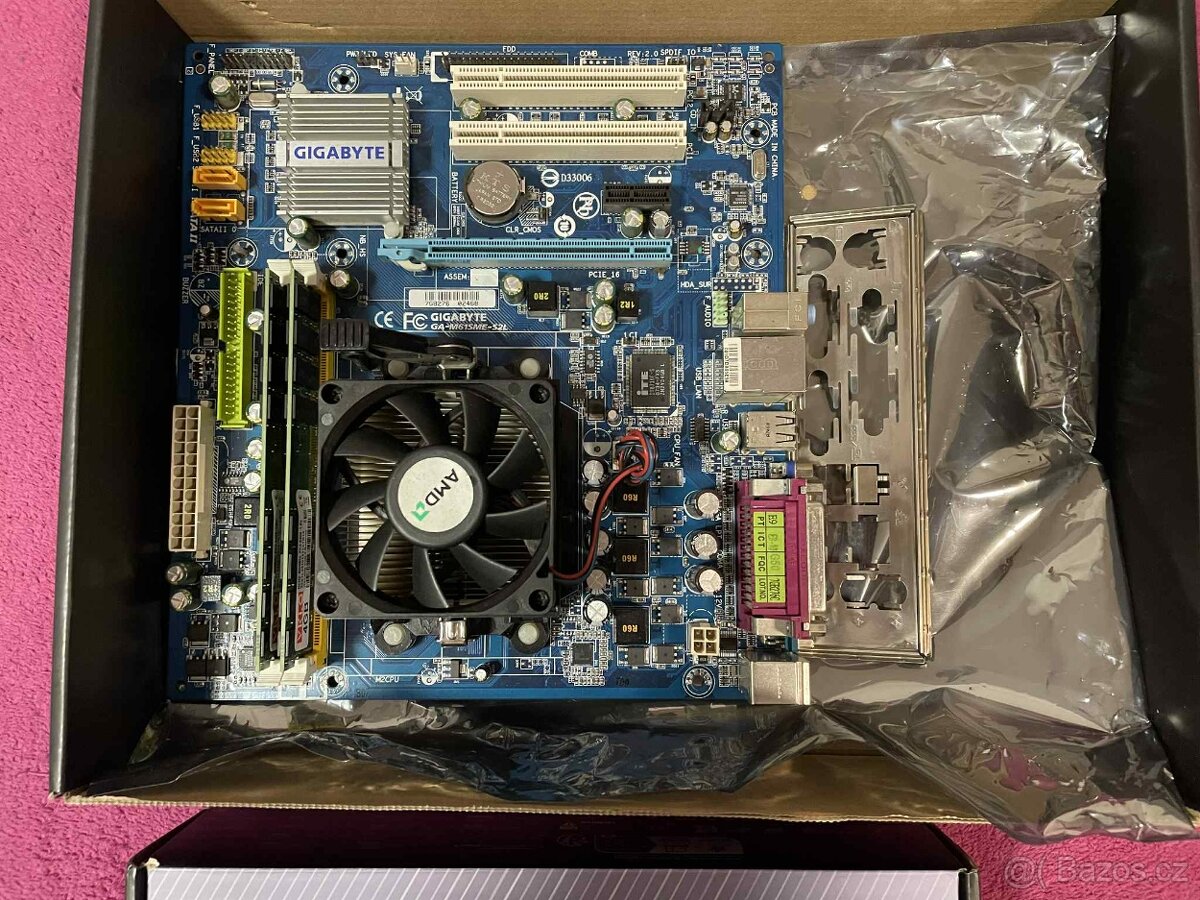 AMD II X2 + DESKA + 8GB DDR2 2X4GB + Chladič - 2