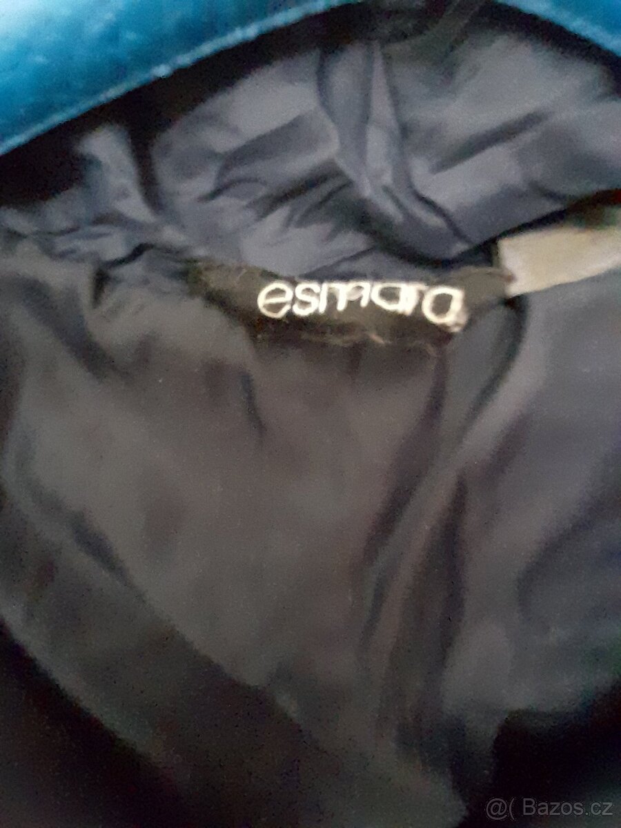 Dámský tmavě modrý prošívaný kabát Esmara - 2