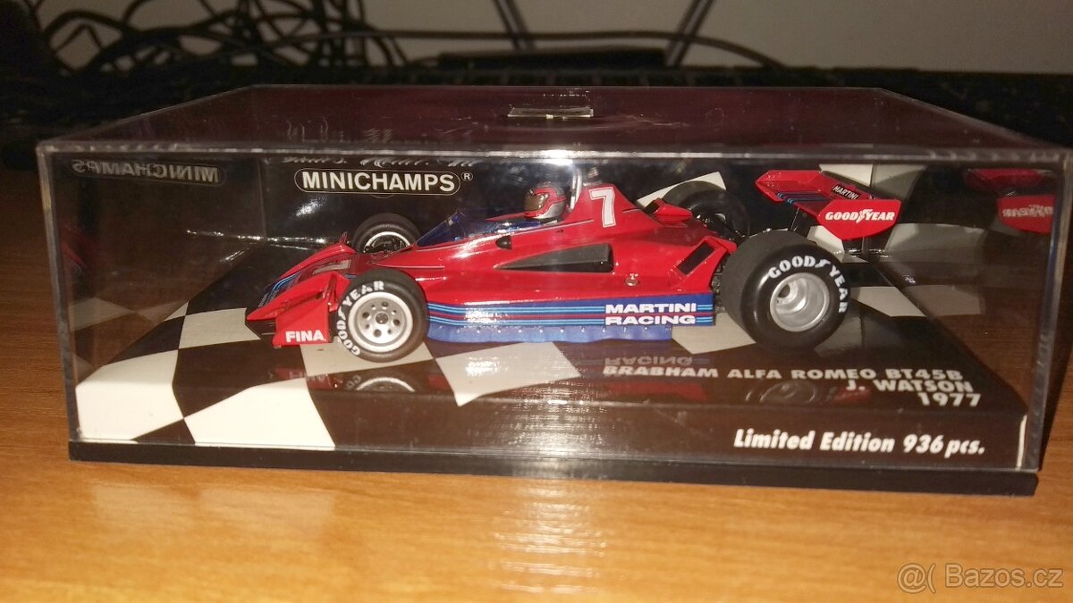 Brabham Alfa Romeo BT45B #7 John Watson 1977 MINICHAMPS 1:43 - 2
