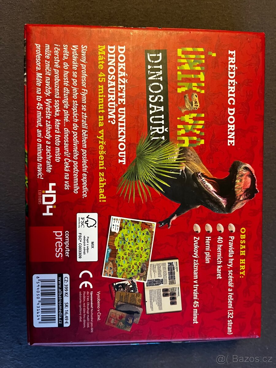 Únikovka Dinosauři - 2