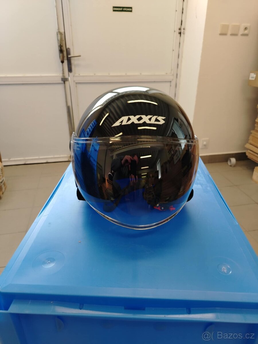 JET přilba AXXIS SQUARE černá lesklá - M - 2