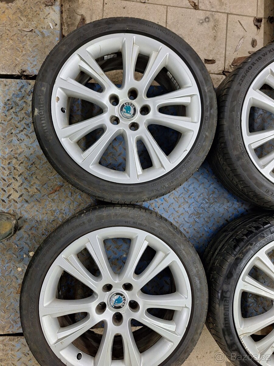 Prodam origo alu kola skoda octavie 2 Zenith 5x112 r18 - 2