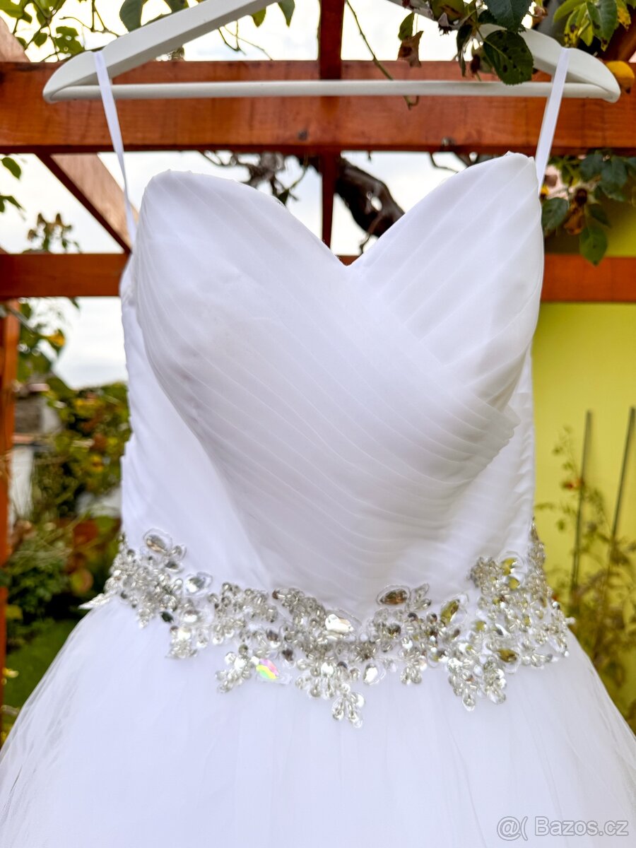 Svatební šaty vel.XS - 2