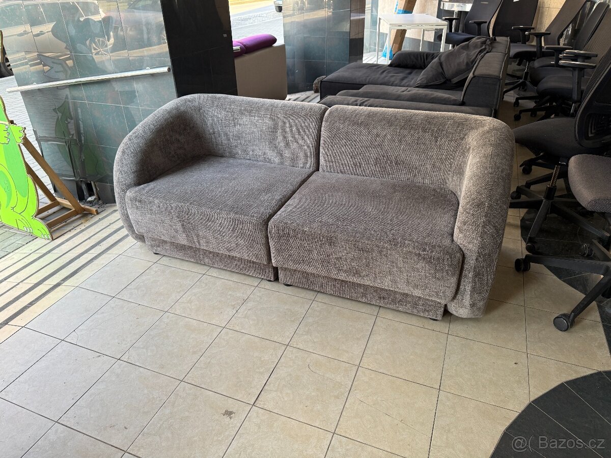 Pohovka sedačka Micadoni Miley šedá - 2