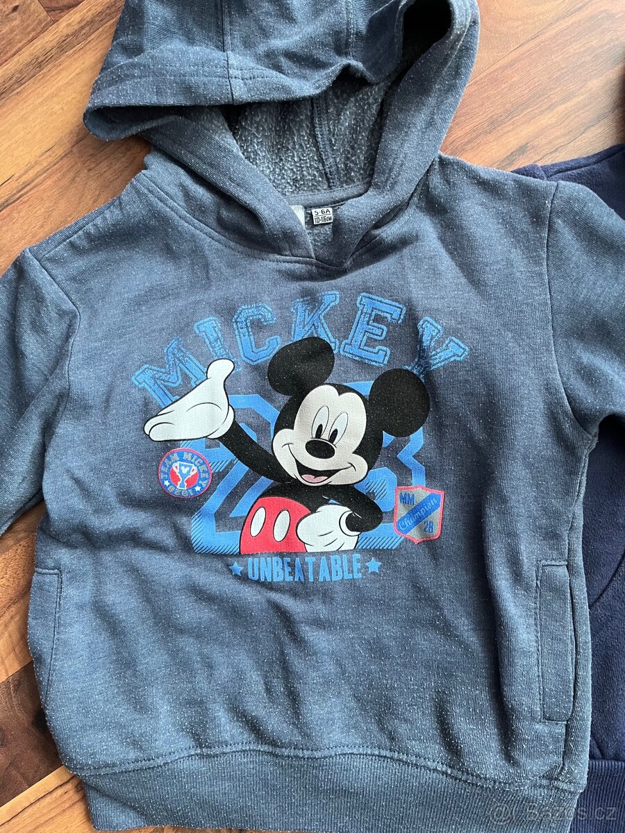 Chlapecké mikiny - vel. 110/116 - 2