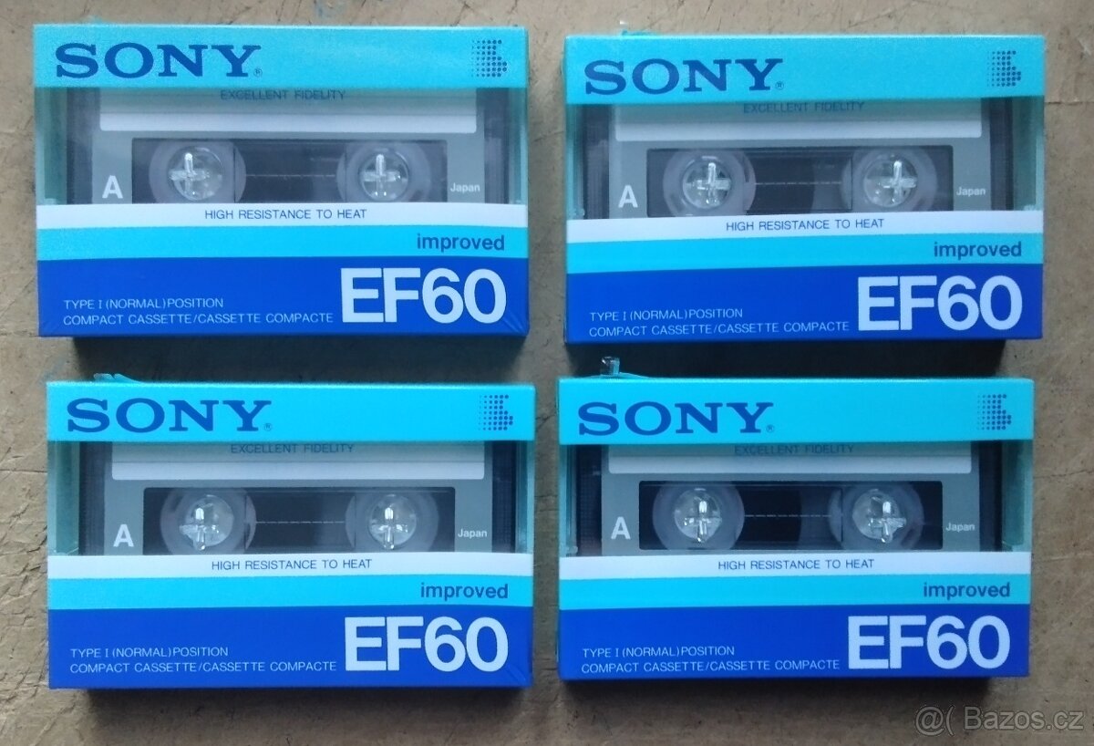 Audiokazeta SONY EF 60 - 2