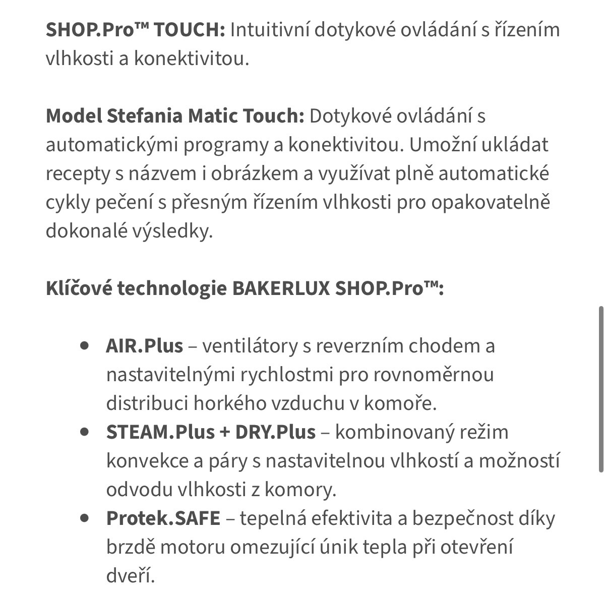 Profesionální konvekční pec - 2