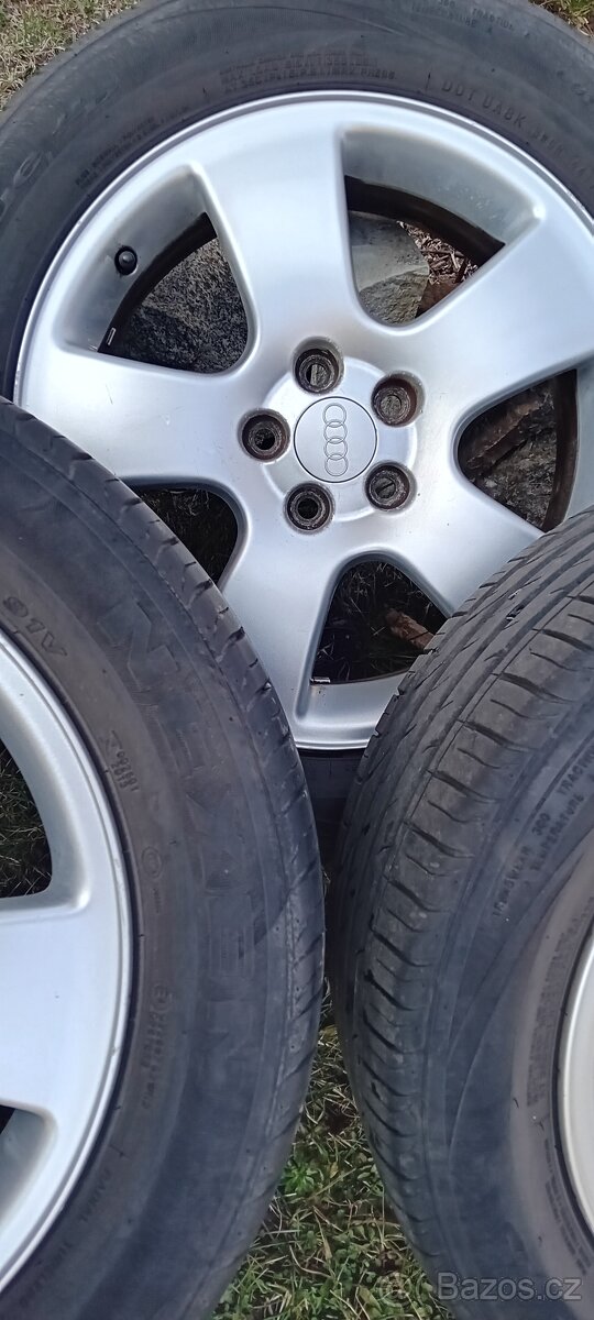 Originál alu kola Audi A3 5x100 r16 použité (vyr. 2002) - 2