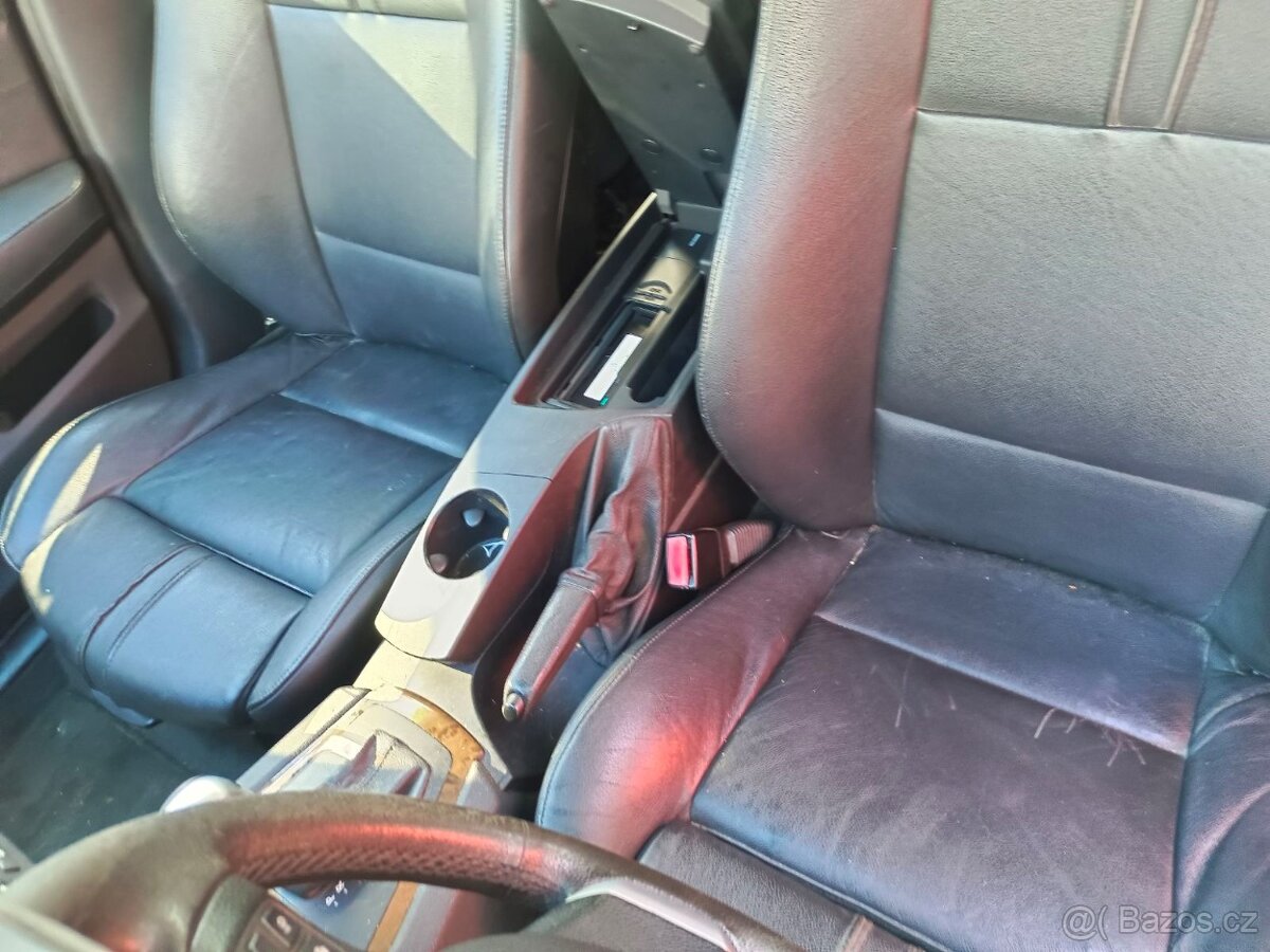 Kompletní ///M interiér BMW E83 X3, čená kůže, dekor, VÝHŘEV - 2