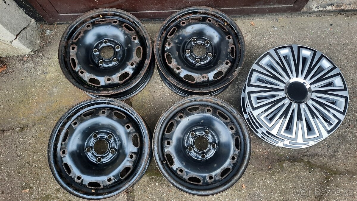 plechové disky 5x100 r14 - 2