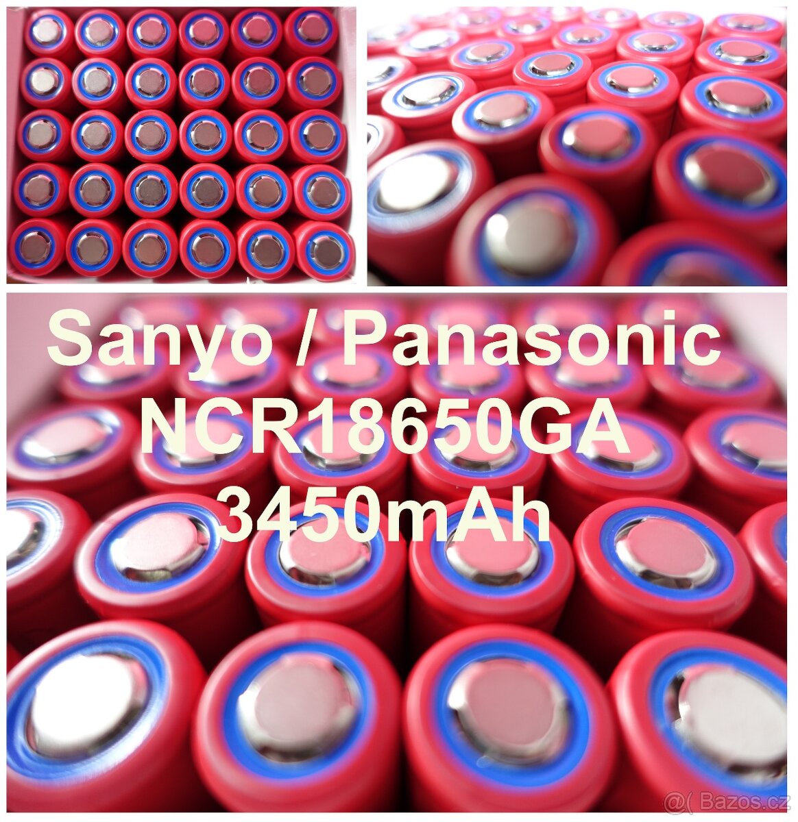 Baterie Sanyo Panasonic NCR18650GA 3450mAh 18650 LiIon - 2