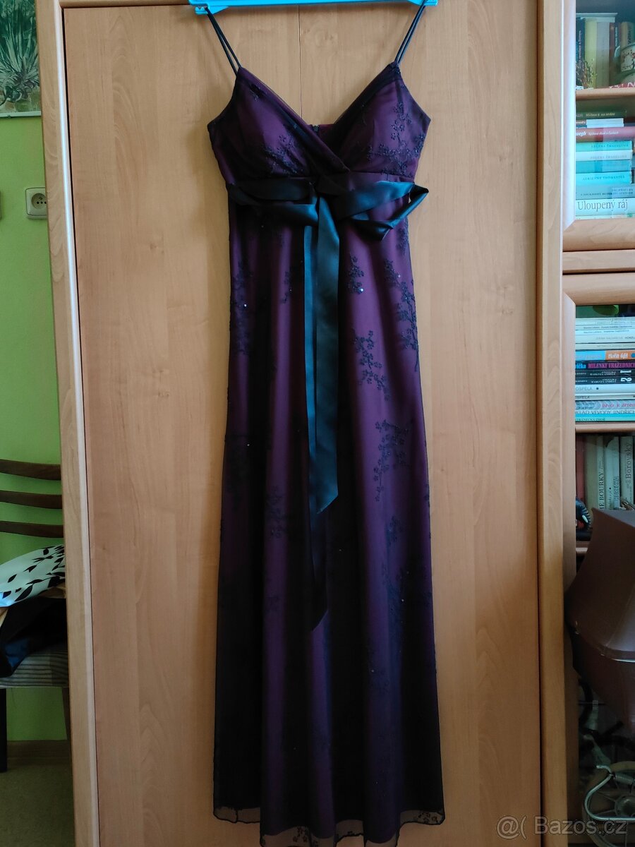 Plesové šaty, velikost 36 - 2