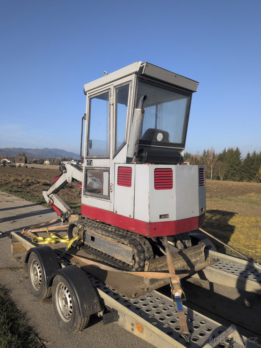 Bagr 1,6t, lžíce 30, 45 a 70 cm - 2