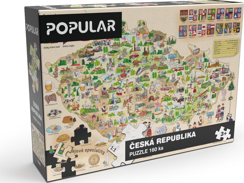 Puzzle - mapa CR - 2
